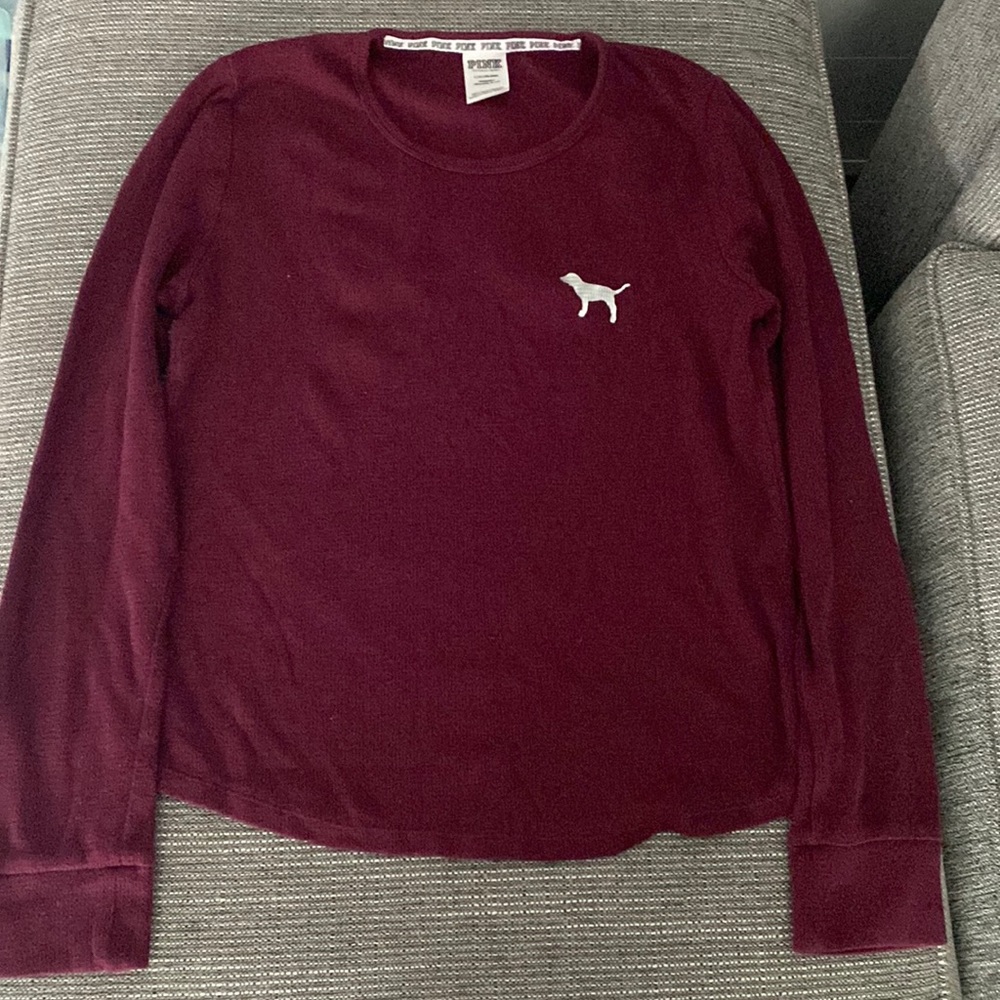 VS PINK LONG SLEEVE TOP